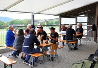 Ausklang draussen auf der Terasse